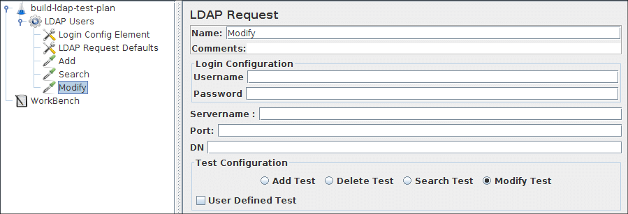 
                  Figure 8a.4.3 Requête LDAP pour le test de modification intégré