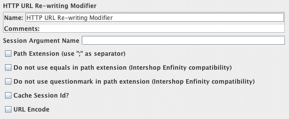 Capture d'écran du panneau de configuration du modificateur de réécriture d'URL HTTP